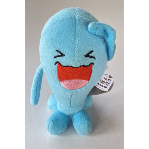 Nintendo Pokemon TOMY Wobbuffet Plush Toy 8" Doll Official 2016 Stuffed Animal - Picture 1 of 10